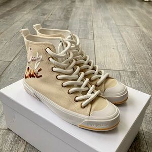 See by Chloé high-top sneaker size 37 - US 7 natural color